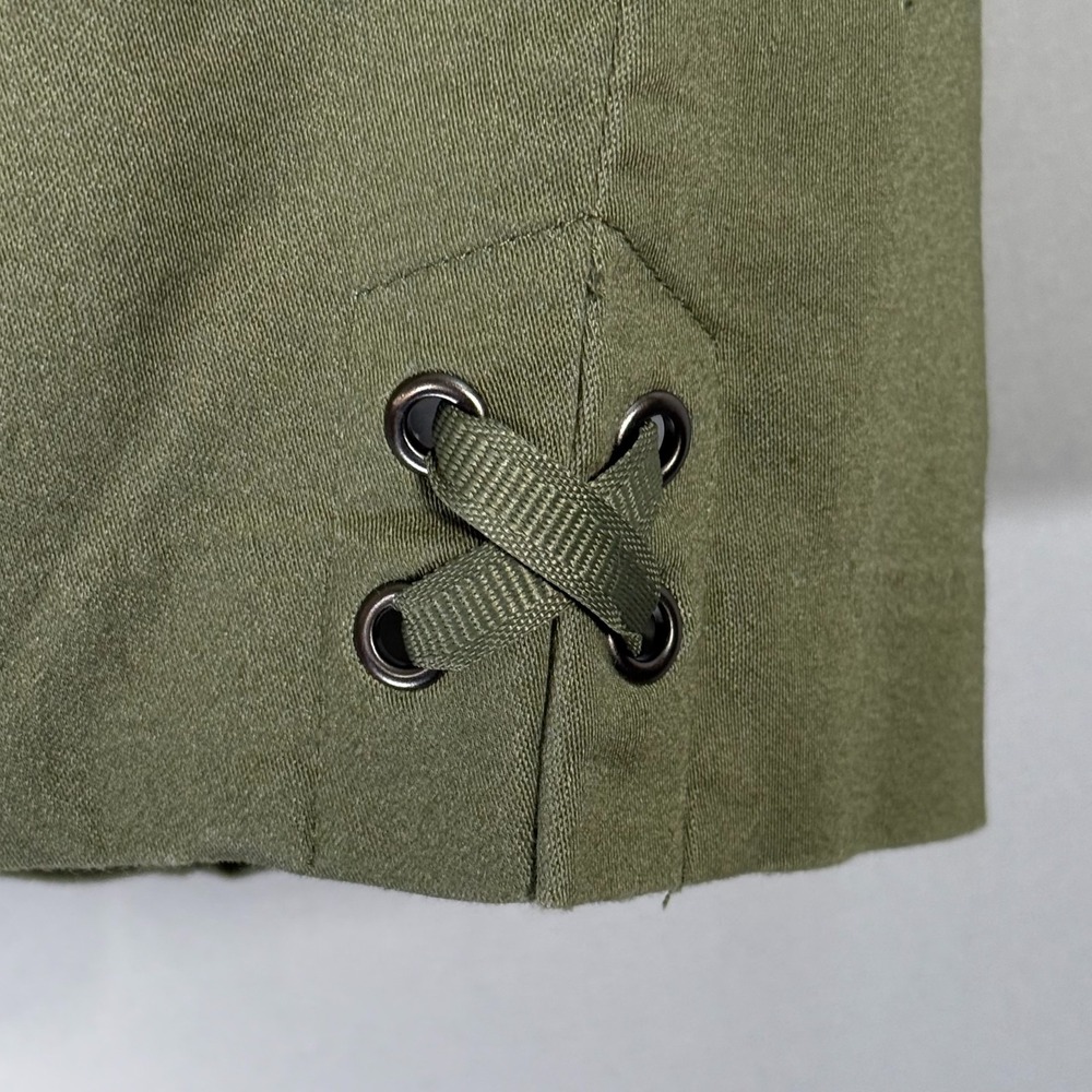 NWT Briggs Sage Green Pull on Elastic Waist Pants Petite 14P Cropped Comfort - Picture 10 of 11